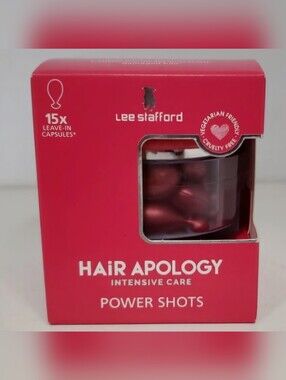 Lee Stafford Hair Apology Power Shots -hair Emergency 15 Capsules NEW